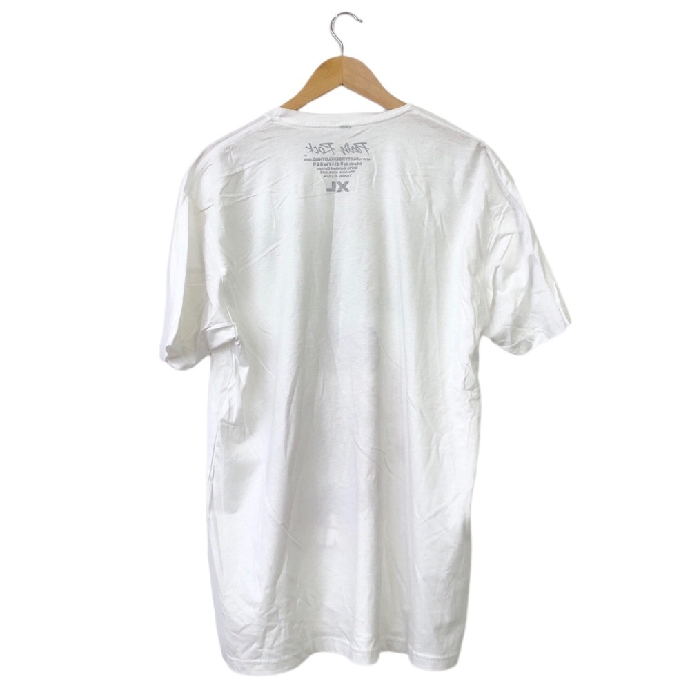 LMFAO Party Rock Clothing White Sexy And I Know It Cheetah Animal Tee Shirt XL - Picture 2 of 3